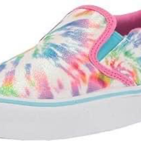 BRAND NEW youth girl skechers pink slip on shoes size 1Y / 3Y / 4Y - Picture 2 of 9
